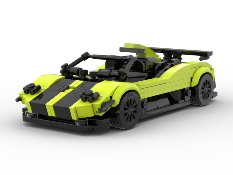 INSTRUCTIONS- Pagani Zonda Cinque Roadster Lime inspired