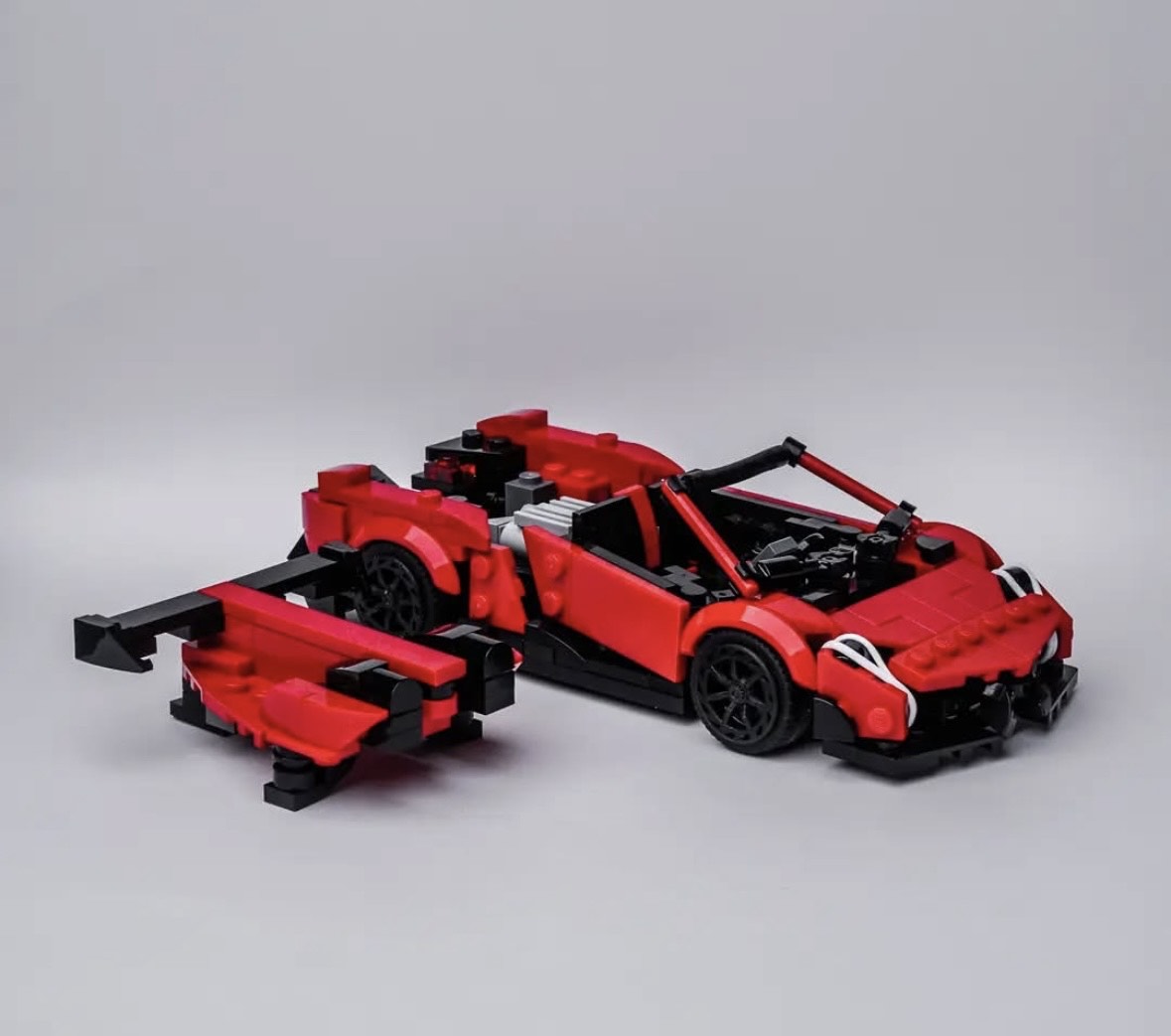 INSTRUCTIONS- Lamborghini Veneno Roadster White Inspired