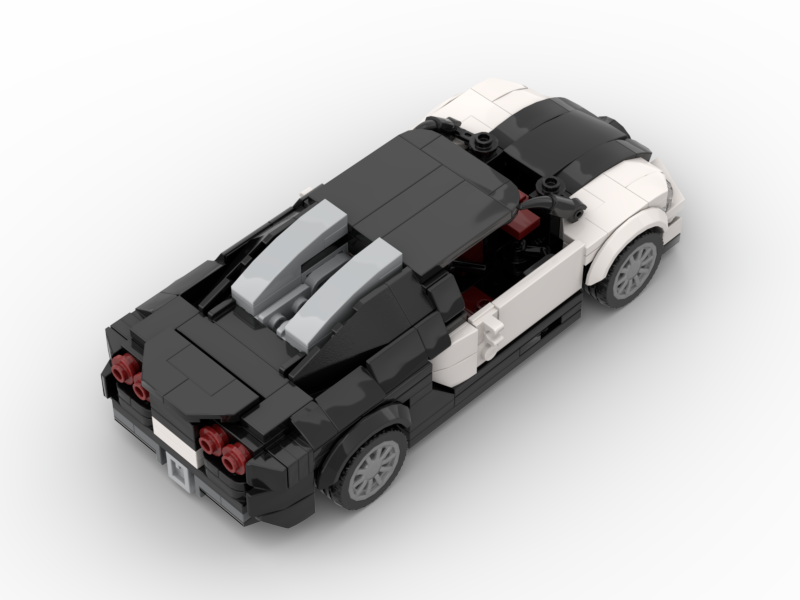 Building Kit- Bugatti Veyron White Inspired
