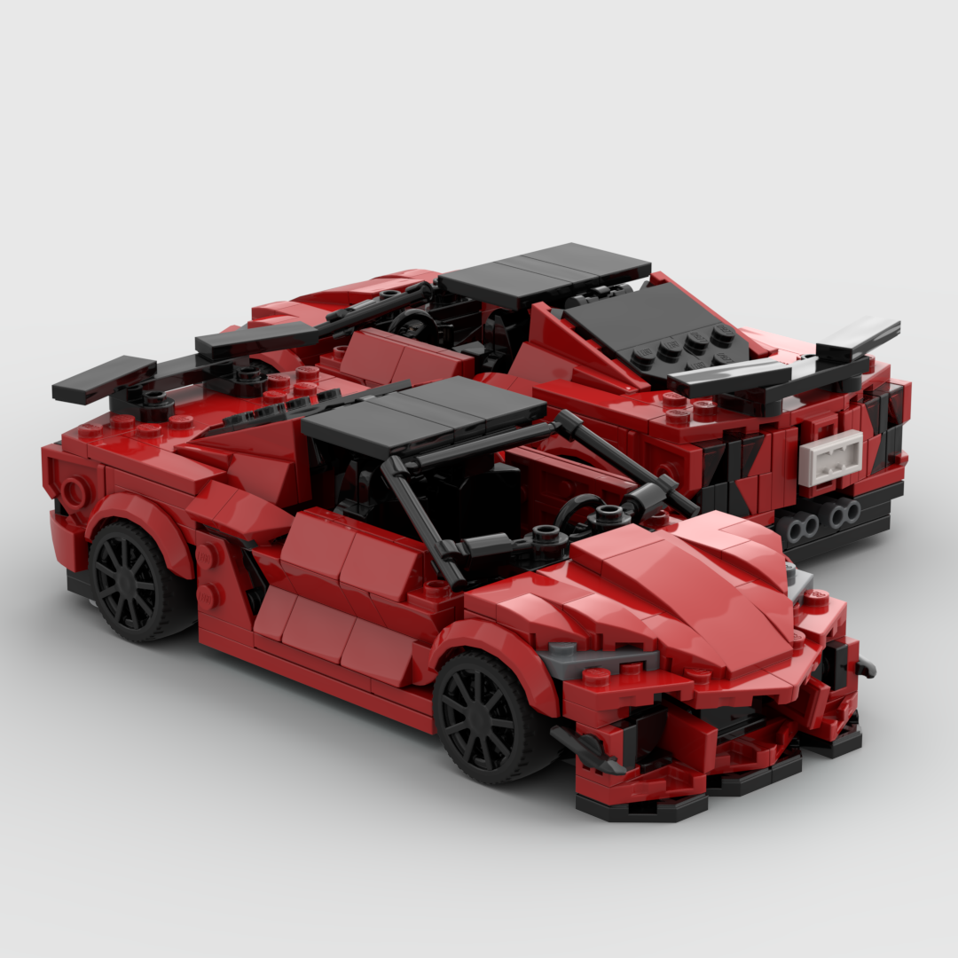 INSTRUCTIONS- Chevrolet Corvette C8 Z06 Red Inspired