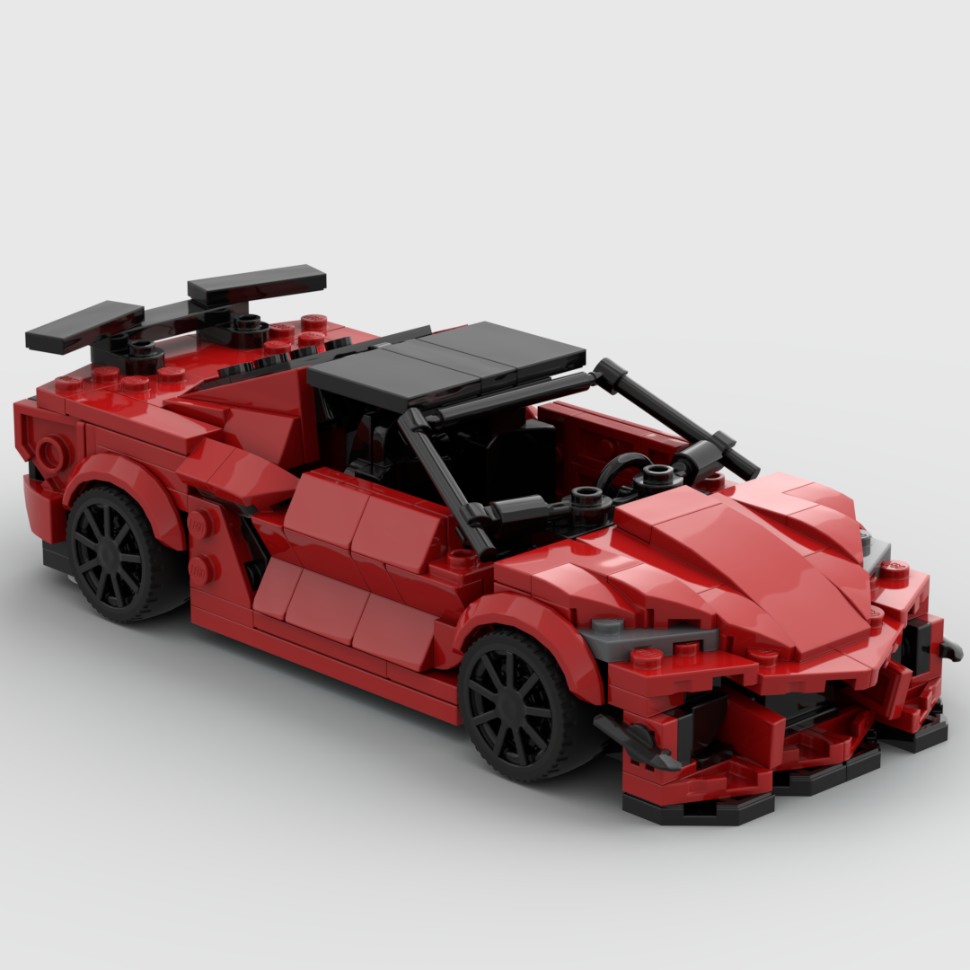 INSTRUCTIONS- Chevrolet Corvette C8 Z06 Red Inspired