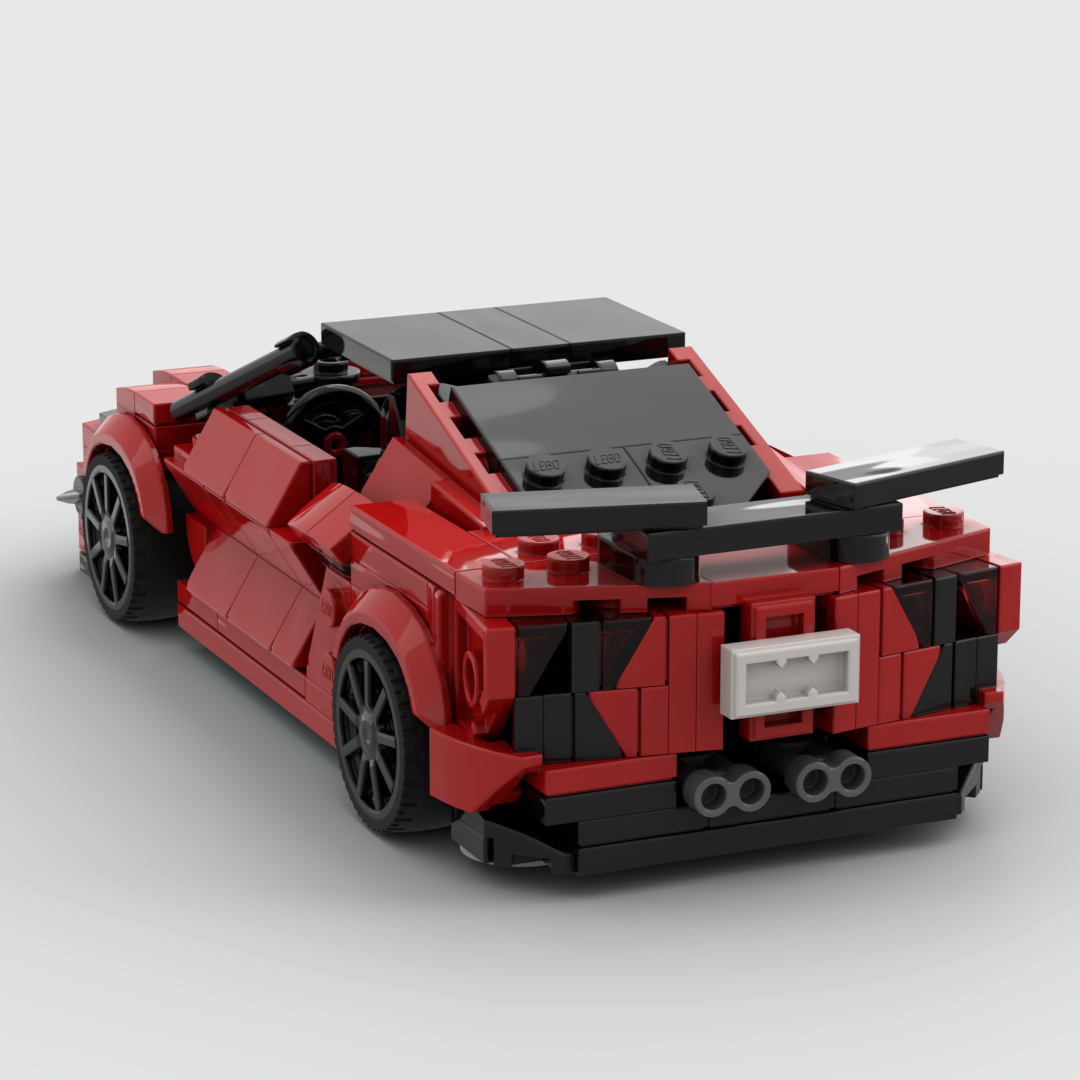 INSTRUCTIONS- Chevrolet Corvette C8 Z06 Red Inspired