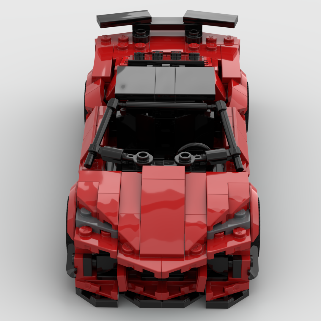 INSTRUCTIONS- Chevrolet Corvette C8 Z06 Red Inspired