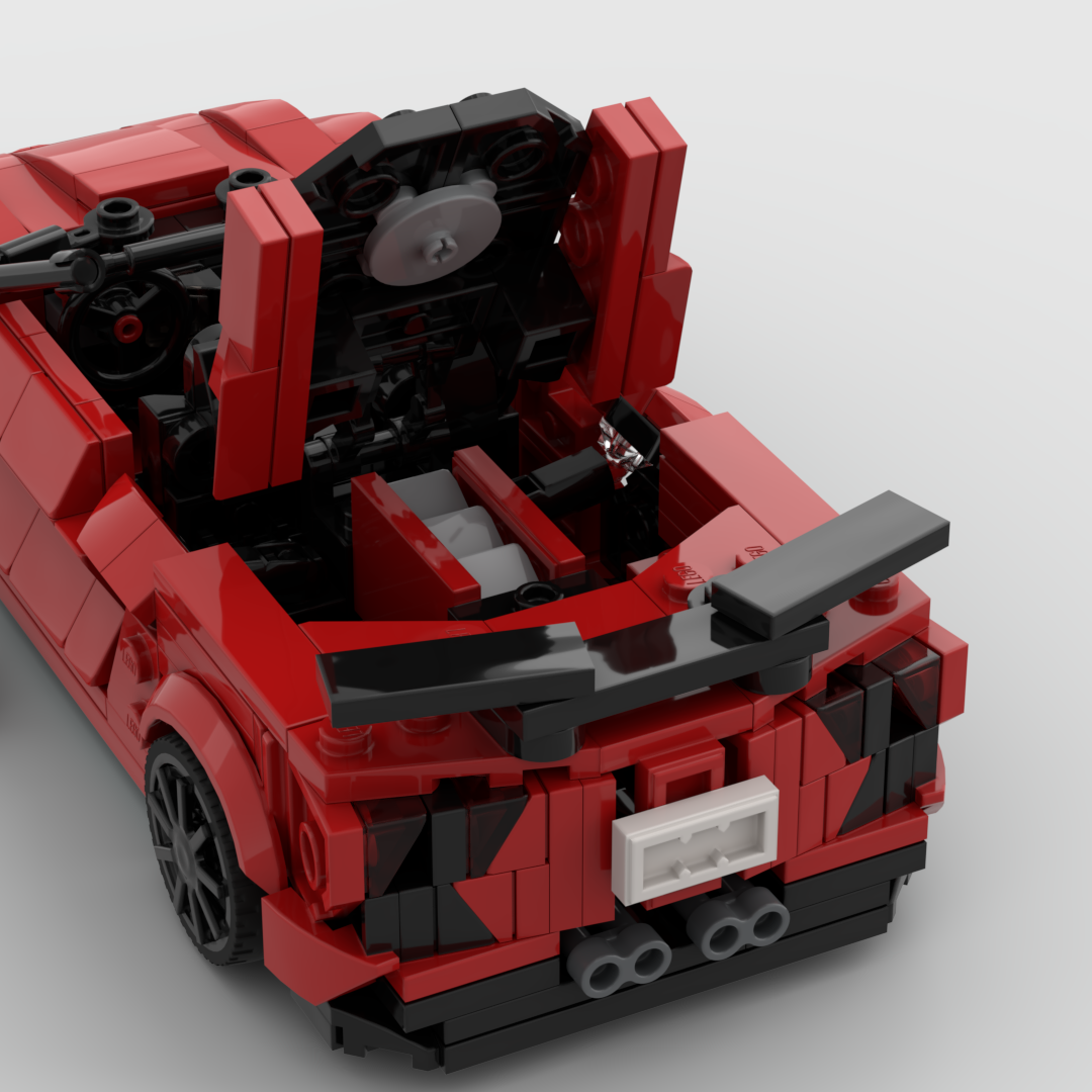 INSTRUCTIONS- Chevrolet Corvette C8 Z06 Red Inspired