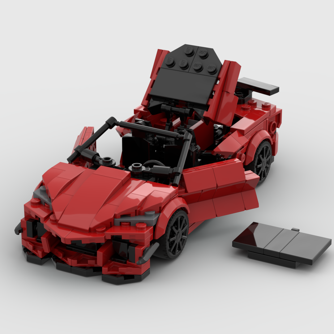 INSTRUCTIONS- Chevrolet Corvette C8 Z06 Red Inspired