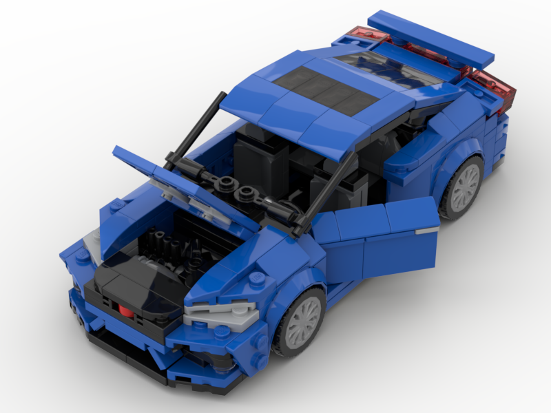 INSTRUCTIONS- Honda Civic SI Blue Inspired