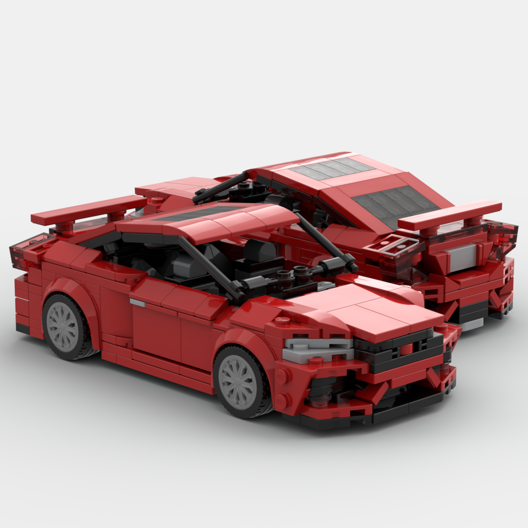 INSTRUCTIONS- Honda Civic SI Red Inspired
