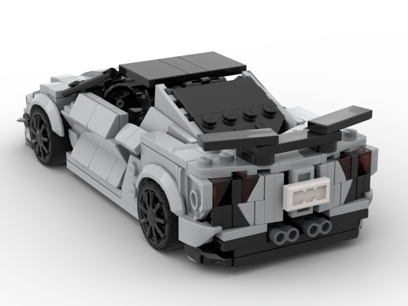 INSTRUCTIONS- Chevrolet Corvette C8 Z06 Grey Inspired