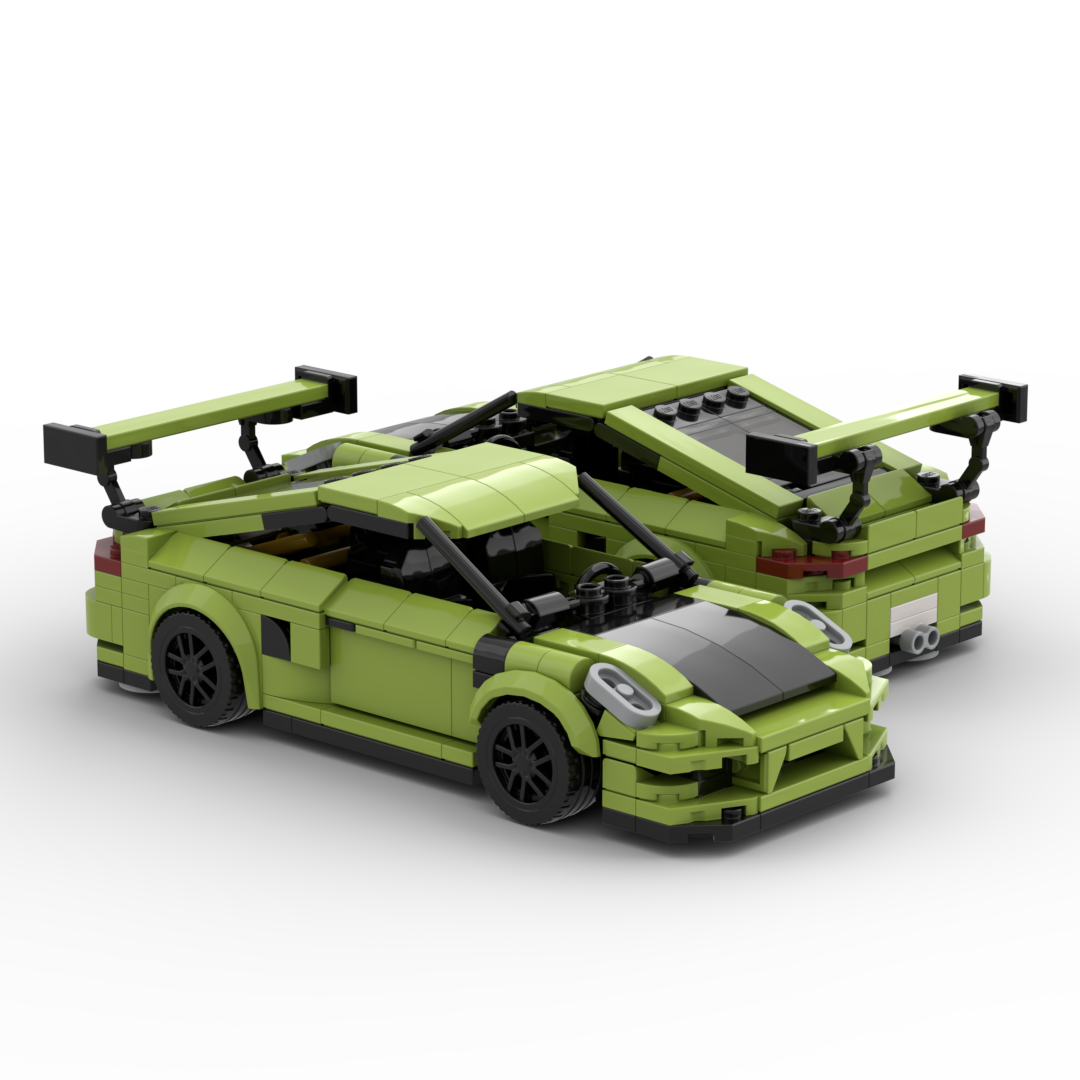 INSTRUCTIONS- Porsche GT3RS Lime Inspired