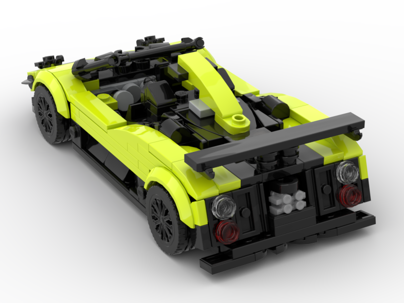 INSTRUCTIONS- Pagani Zonda Cinque Roadster Lime inspired