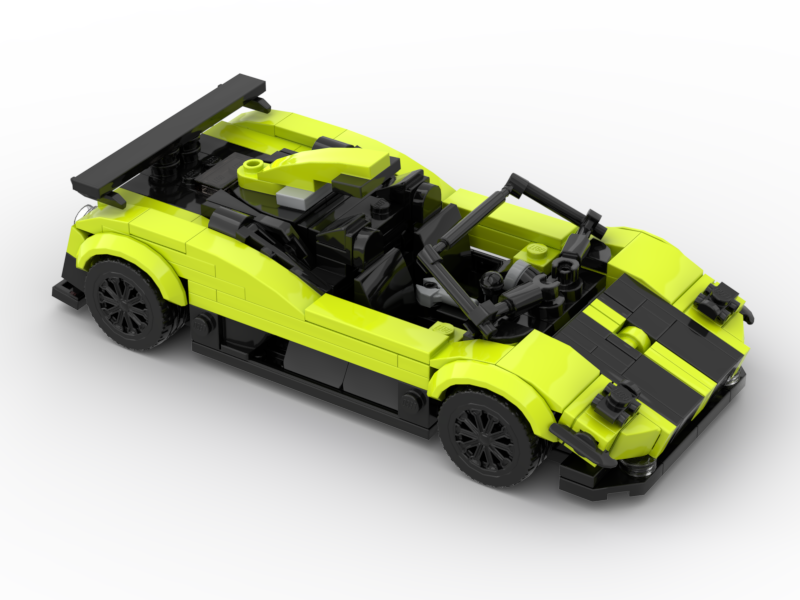 INSTRUCTIONS- Pagani Zonda Cinque Roadster Lime inspired